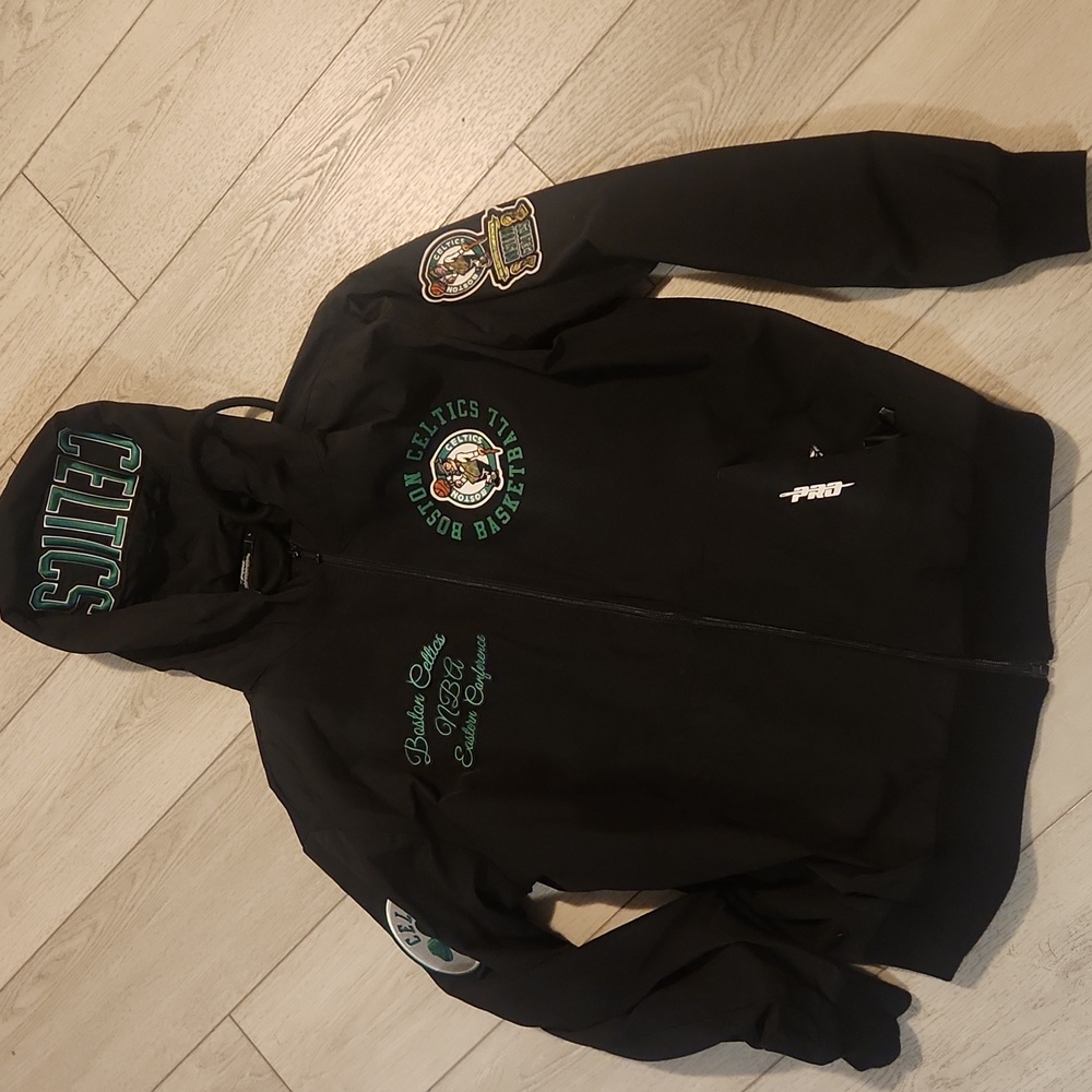 Boston Celtics Black Varsity Jacket